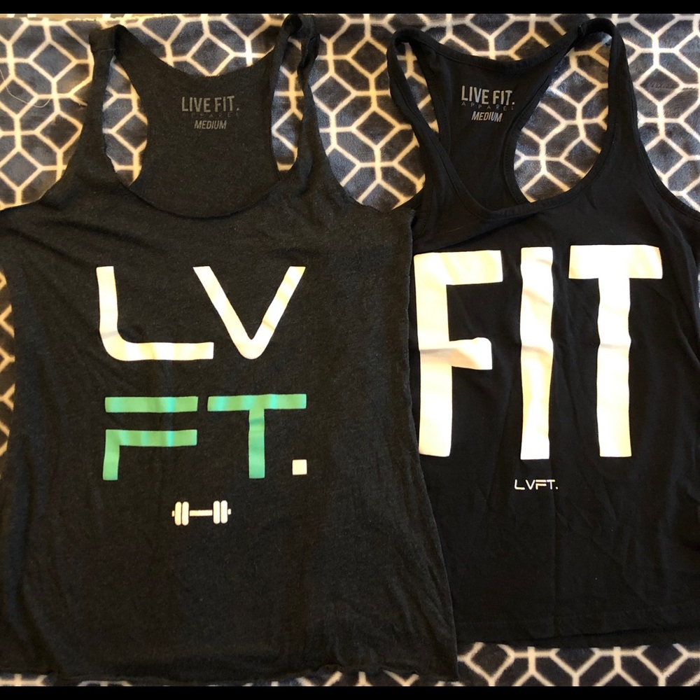 Live Fit Athletic Tank Tops